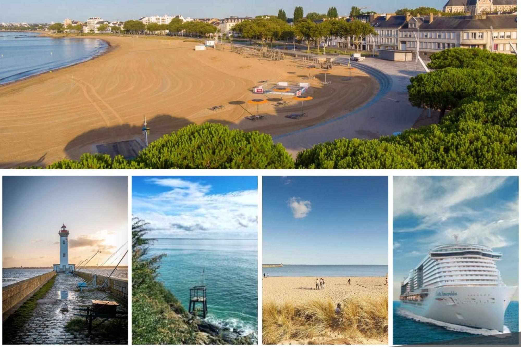 La Deferlante - Hyper Centre - Parking Prive - 300 M Plage Saint-Nazaire  Exteriör bild