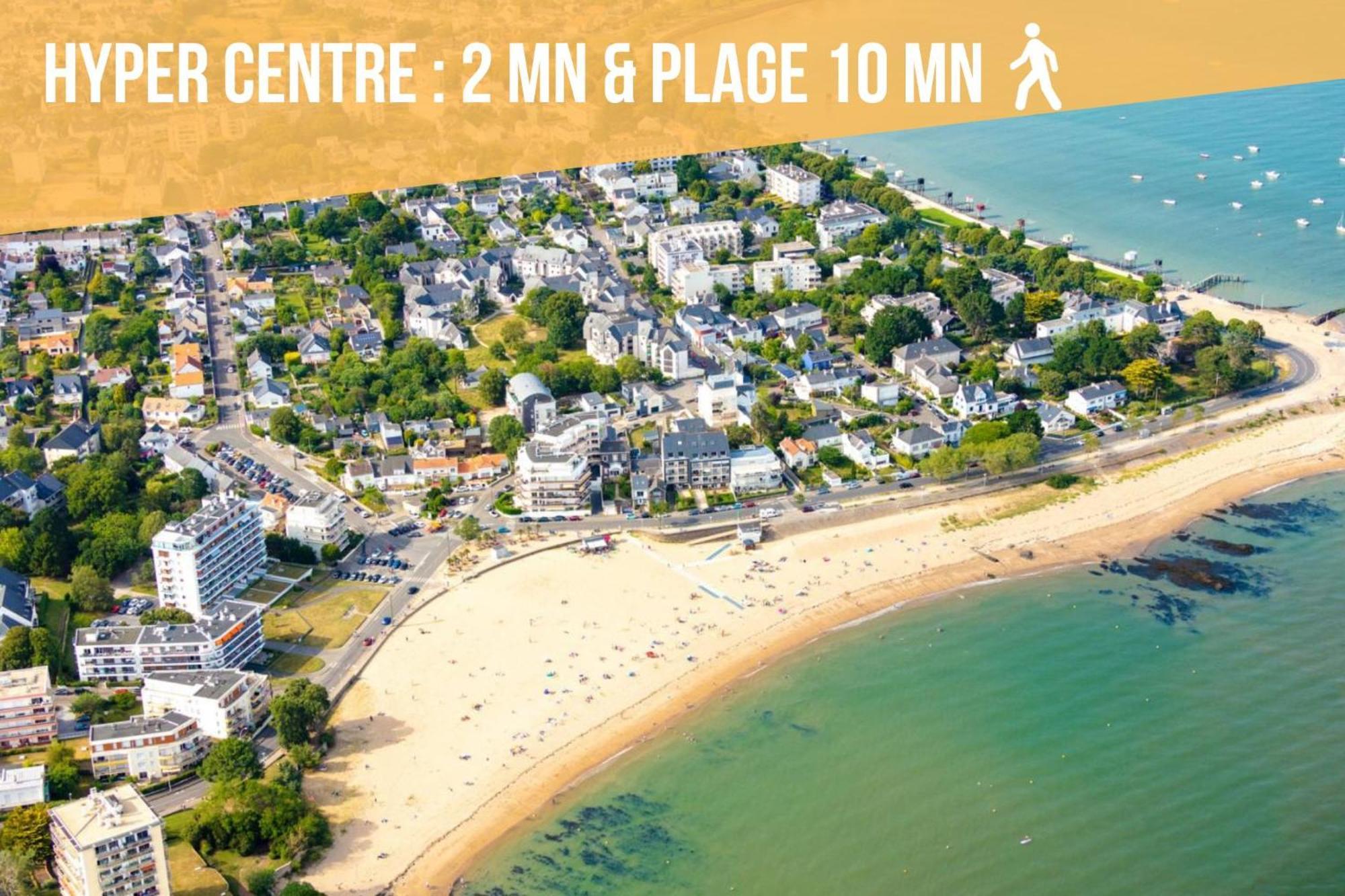 La Deferlante - Hyper Centre - Parking Prive - 300 M Plage Saint-Nazaire  Exteriör bild